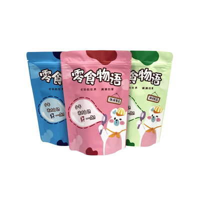 satın al Gıda Kaliteli Alüminyum Taze Beslenme Malzemeleri Paketleme Torbaları Fermuar Kapalı Pet Food Pocket online manufacture