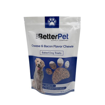 satın al 16 oz plastik geri dönüştürülebilir köpek yemek torbaları fermuar ve pencereyle online manufacture