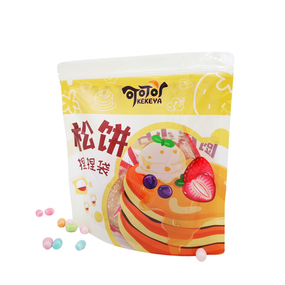 satın al Geniş Geri Dönüştürülebilir Özel Ayaklı Cüzdanlar Plastik Gıda Ambalajı Ziplock Açık Pencereli Pancake için Kurabiye Depolama online manufacture