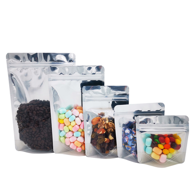 satın al 1.0g 3.5g 7.0g 14g 28g 13mil Tek taraflı Açık Siyah Sırt Kalkan Yeniden Kapanabilir Folyo Mylar Paketleri Gıda Depolama Paketleri online manufacture