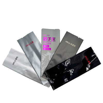 satın al Gri Gümüş Renkli Yan Gusset Ambalaj Havadan geçirmez Işık Kanıtlı Metal Mylar Arka Kapalı Yeşil Çay Ambalaj Torbaları online manufacture