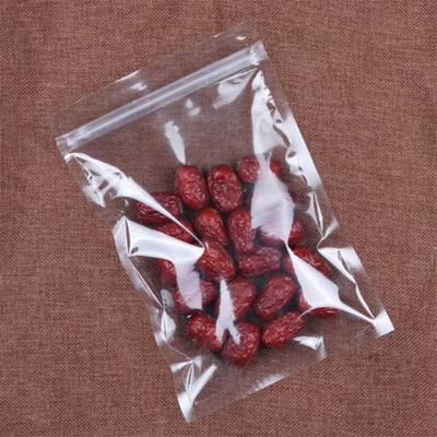 satın al Sıcaklık Kapalı, yeniden kilitlenebilir Gıda Şekerli Mücevherler için Zip Kilitli Şeffaf Düz Cüzdane online manufacture
