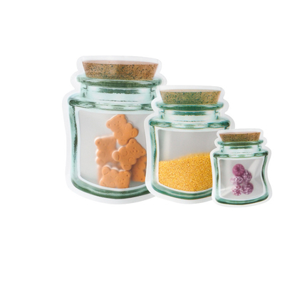 satın al Koku ve nem koruması için özelleştirilebilir Ziplock plastik gıda ambalajı torbaları online manufacture
