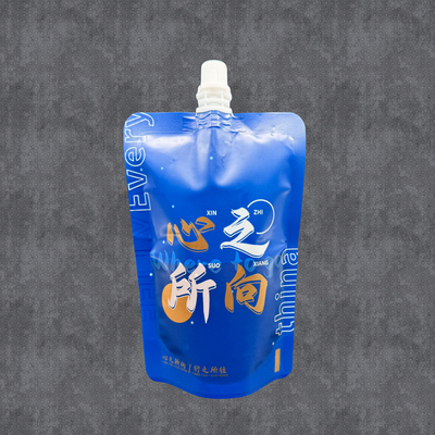 8 Oz Tekrar Kullanılabilir Sızıntı Dayanıklı Gıda Sınıfı Kapak Kapaklı Özel Basılı Sızdırma Cüzdanları İçkiler İçin Sıvı Ambalaj