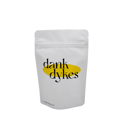 Küçük parti 3.5g 4x5' Özel basılı ayakta duran Mylar çantaları yeniden kilitlenebilir fermuarlı çantalar