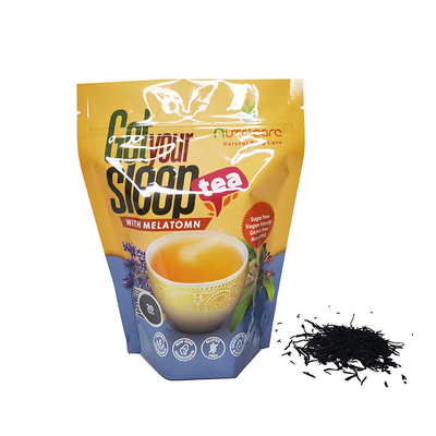 Özel Tasarım Alüminyum Folyo Liner Çay Stand Up Pockets Taze için Paketleme gevşek yapraklı çay yaprakları Kahve Fasulyesi Gıda
