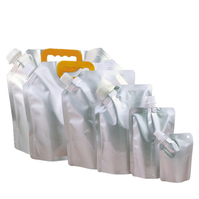 Alüminyum folyo laminatlı retortable spout pouches / bakkal depolama için dökün spout pouches